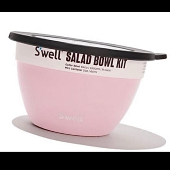Swell Kitchen Swell Stainless Steel Salad Bowl Kit 64oz Peony With